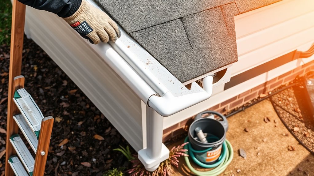 rain gutter maintenance